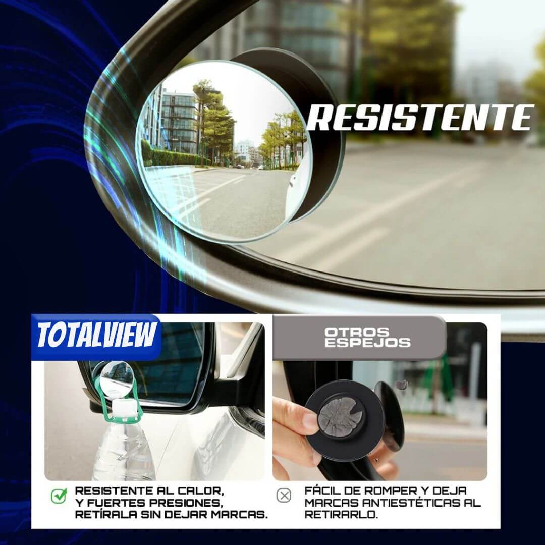 ¡PROMO 2X1! TotalView®️: Espejo Retrovisor Punto Ciego 360°